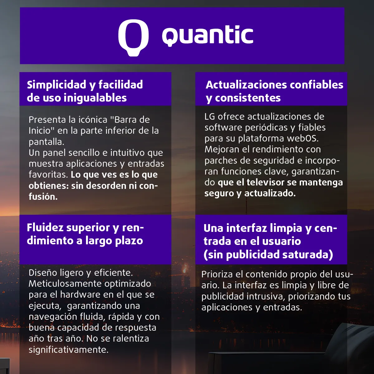 Smart TV LED 32" Quantic QT32HDWEB HD - Image 4