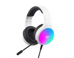 Auriculares vincha Gamer Quantic H2043U blanco