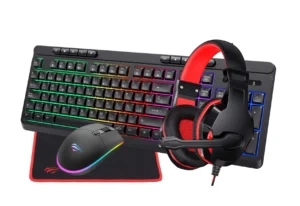Teclado+ Mouse+ mousepad+auricular Quantic KB907CM