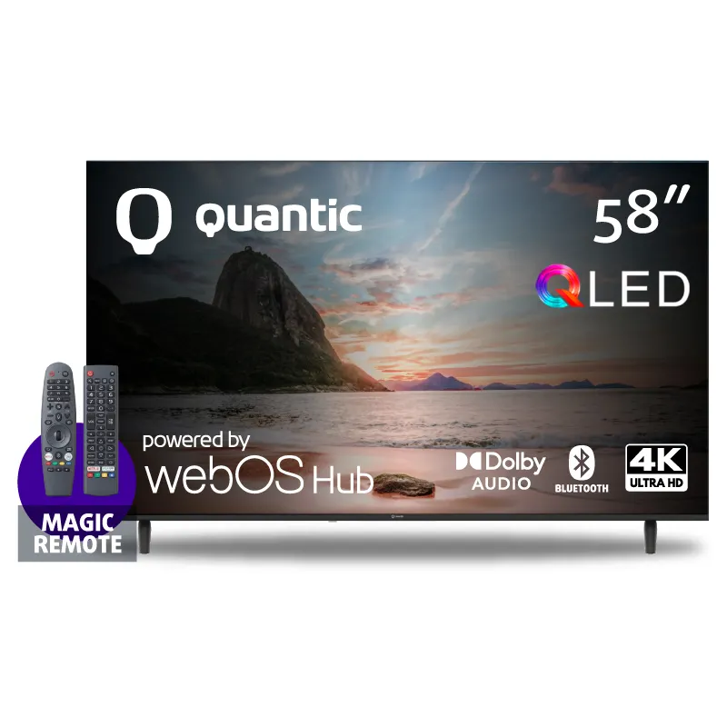 Tv QLed 58" Quantic QT58QLDWEB UHD Smart